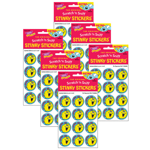 (6 Pk) Stickers 24ct Ex Squeeze Me Lemon Scent
