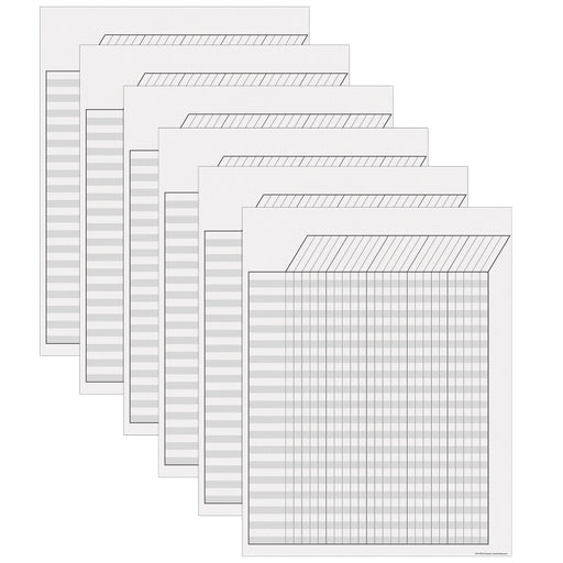 (6 Ea) White Incentive Chart Dry Erase