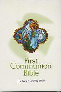 NABRE First Communion Bible-Navy Blue Imitation Leather
