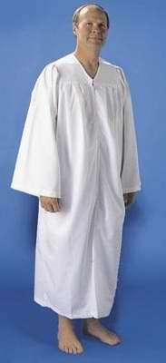 Robe-Pleated Baptismal For Men-Medium