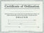 Certificate-Ordination-Deacon (Parchment)-Billfold Size