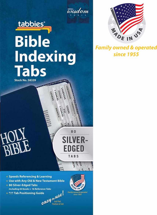 Bible Tab-Standard O&N Testament-Silver