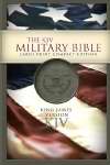 KJV Military Bible Large Print Compact-Green Imitation Leather