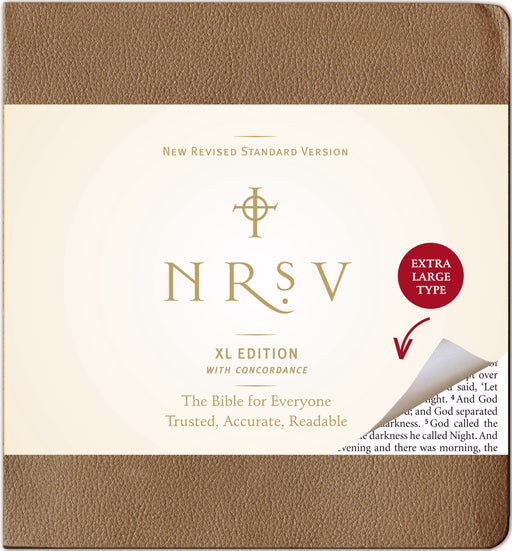 NRSV XL Edition-Large Print-Brown LeatherLike