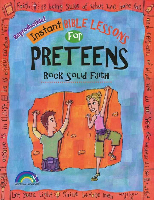 Instant Bible Lessons For Preteens: Rock Solid Faith
