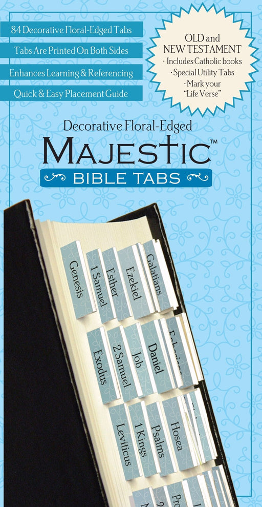 Bible Tab-Majestic-Floral Edged