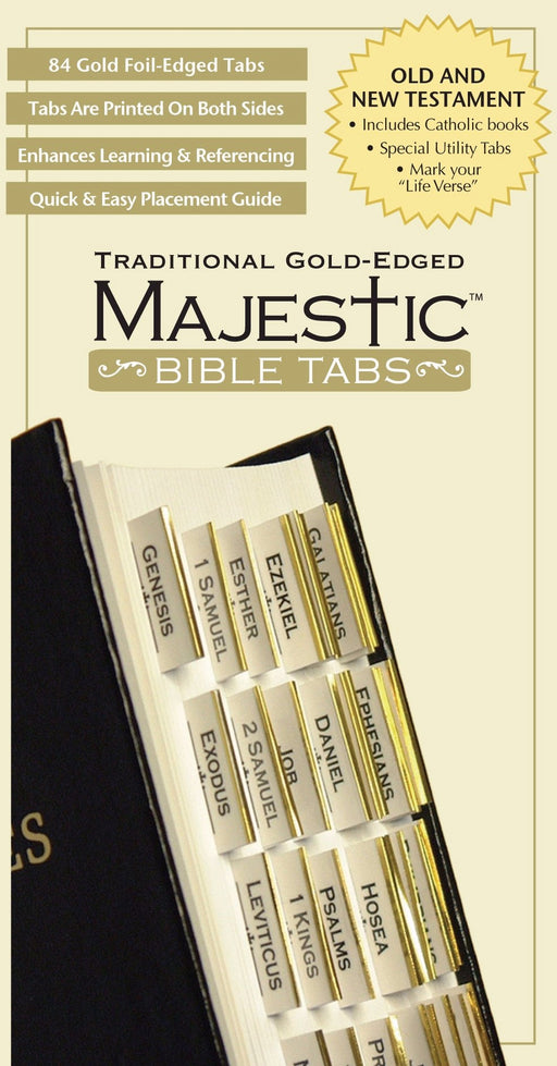 Bible Tab-Majestic-Traditional Gold Edged