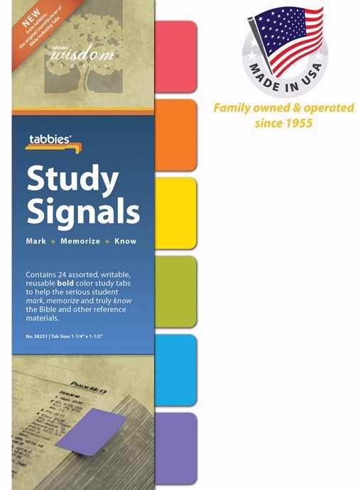 Bible Tab-Study Signals-Bold Colors