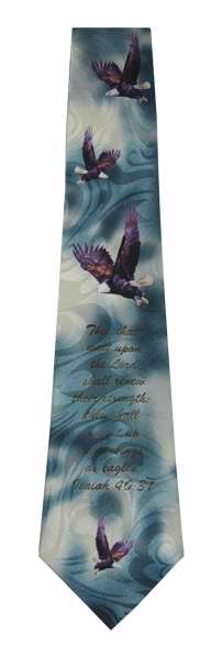 Tie-Mount Up With Wings (Polyester)-Turquoise