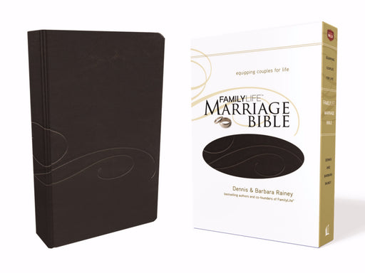 NKJV Familylife Marriage Bible-Dark Brown LeatherSoft