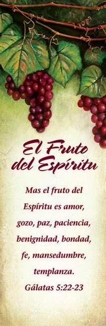 Span-Bookmark-Fruit of The Spirit (New) (Pack of 25) (Pkg-25)