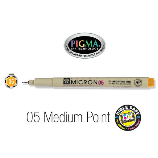 Pen-Pigma Micron Pen (05)-Orange