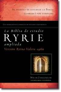 Span-RVR 1960 Ryrie Study Bible-Hardcover