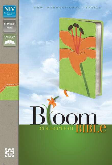 NIV Thinline Bible (Bloom Collection)-Tiger Lily Duo-Tone