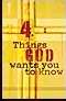 Tract-4 Things God Wants You To Know (ESV) (Pack of 25) (Pkg-25)