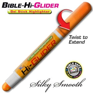 Highlighter-Bible Hi-Glider Gel Stick-Orange