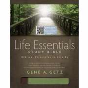 HCSB Life Essentials Study Bible-Brown/Green LeatherTouch Indexed