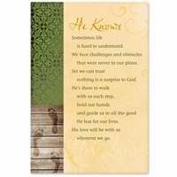 Card-Counter-Difficult Time-He Knows (Pack of 3) (Pkg-3)