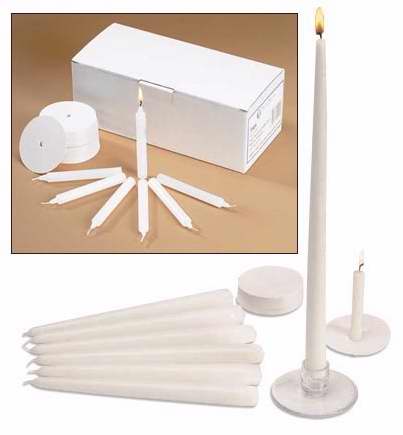 Candle-Candlelight Service Set w/120 Candles (Pkg-120)