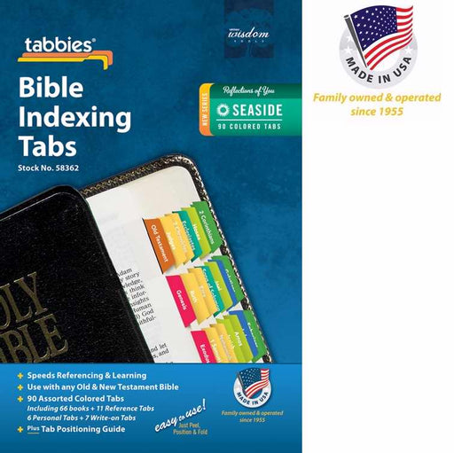 Bible Tab-Standard O&N Testament-Seaside