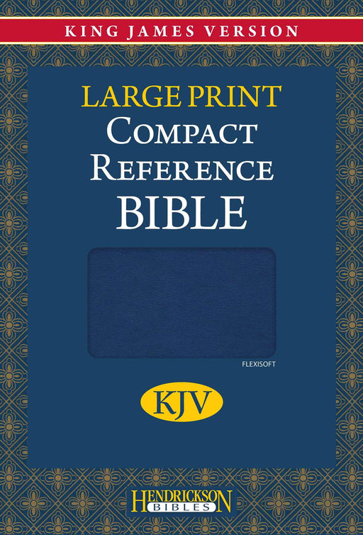 KJV Large Print Compact Reference Bible-Blue Flexisoft