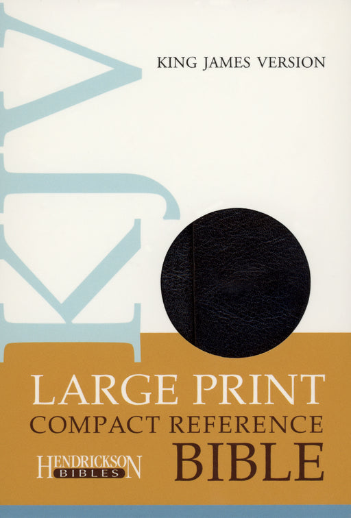 KJV Large Print Compact Reference Bible-Black Flexisoft w/Magnetic Flap