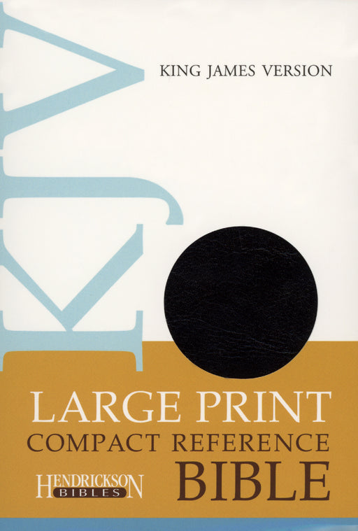 KJV Large Print Compact Reference Bible-Black Flexisoft