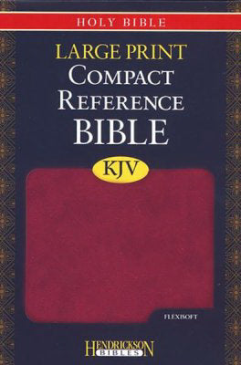 KJV Large Print Compact Reference Bible-Berry Flexisoft