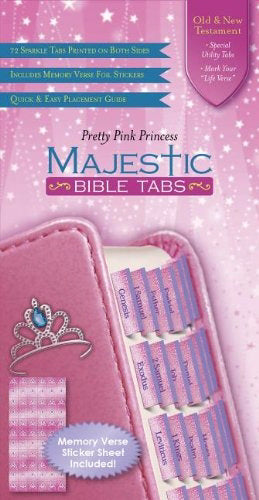 Bible Tab-Princess w/Memory Verse Stickers