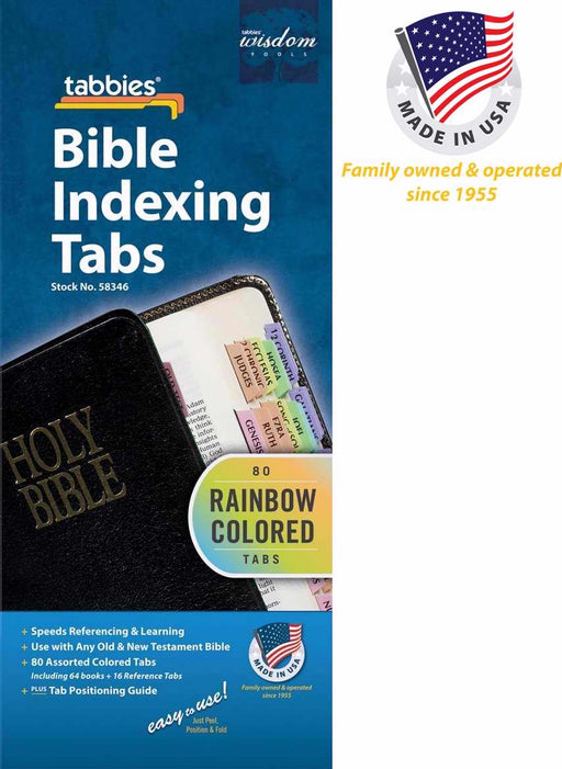 Bible Tab-Rainbow O&N Testament