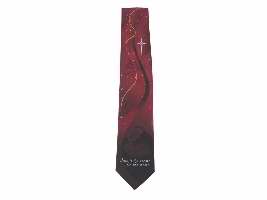 Tie-Jesus Is The Reason (Polyester)-Red