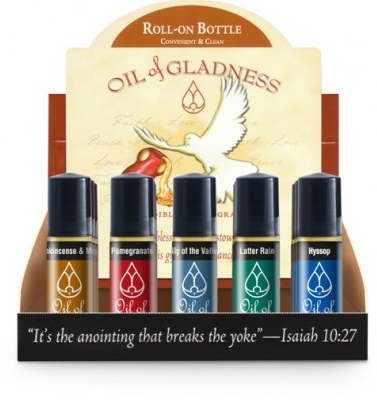 Anointing Oil-25 Assorted 1/3oz Roll-On w/Display