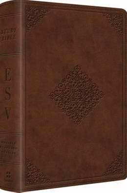 ESV Study Bible/Personal Size-Saddle Ornament Desi