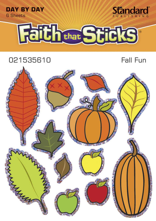 Sticker-Fall Fun (6 Sheets) (Faith That Sticks)