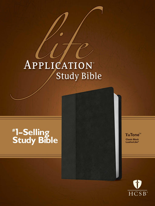 HCSB Life Application Study Bible-Classic Black TuTone
