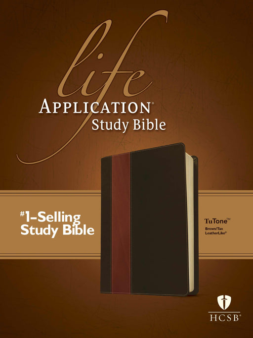 HCSB Life Application Study Bible-Brown/Tan TuTone