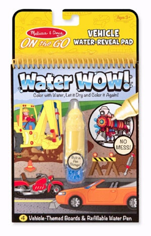 Water Wow-Vehicles Coloring Book
