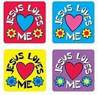 Sticker-Jesus Loves Me