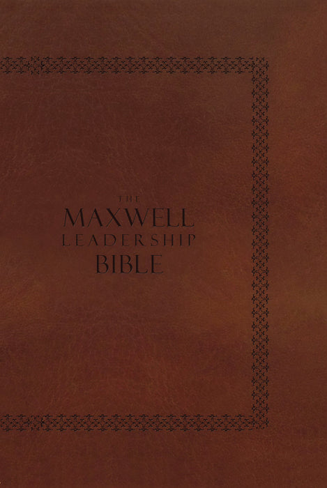NIV Maxwell Leadership Bible/Briefcase Edition-Coffee Bean Hardcover