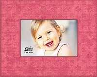 Engravable Photo Frame-Wood-Pink (Holds 4 x 6 Photo)