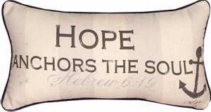 Pillow-Hope Anchors The Soul (17 x 9)