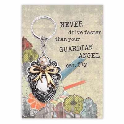 Key Ring-Guardian Angel-Faith (Carded)