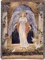 Throw-Guardian Angel (Tapestry) (51 x 68)