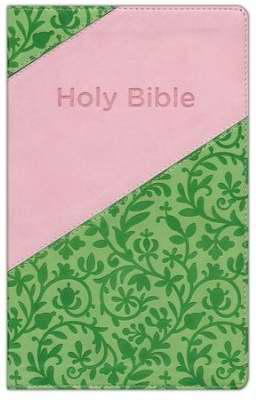 KJV Kids Bible-Pink/Green FlexiSoft