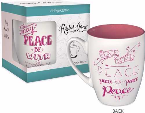 Mug-May Peace Be With You w/Gift Box-Stoneware