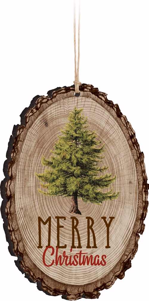 Ornament-Barky-Merry Christmas/Tree