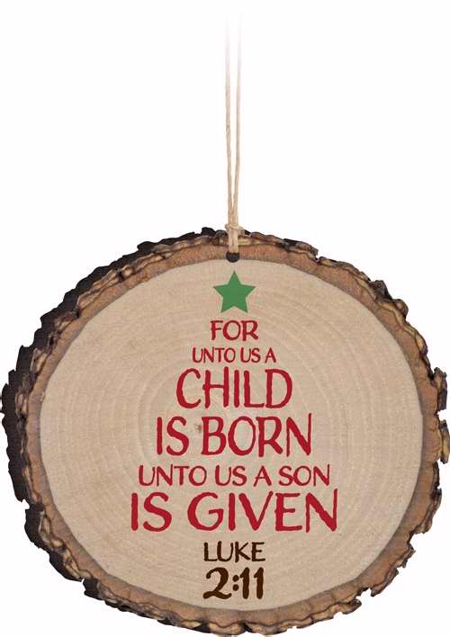 Ornament-Barky-For Unto Us A Child Is Born.../Star