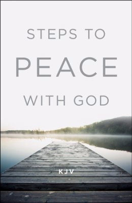 Tract-Steps To Peace With God (KJV) (Pack Of 25) (Pkg-25)