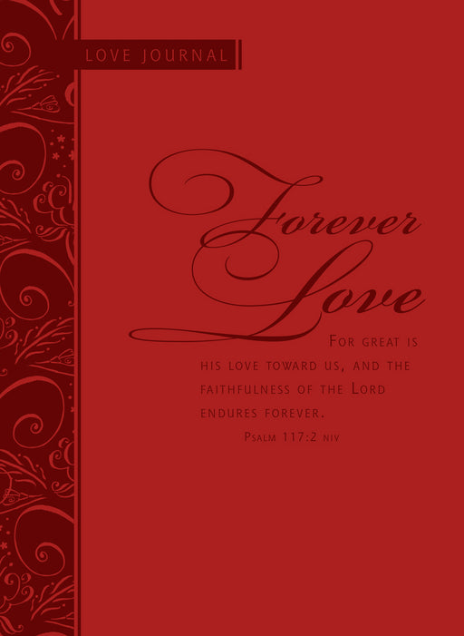 Forever Love Scripture Journal-Red Imitation Leather