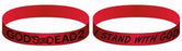 Bracelet-God's Not Dead 2-Silicone-Red